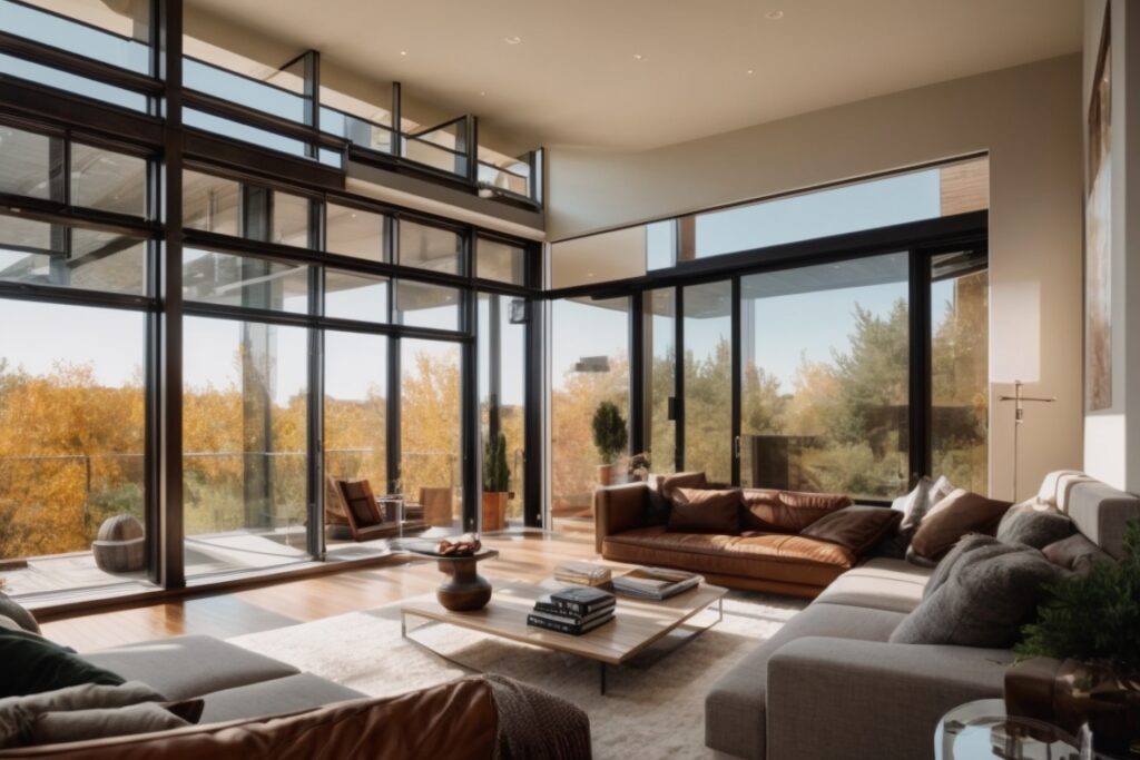 Denver home with window film, reducing glare and conserving energy